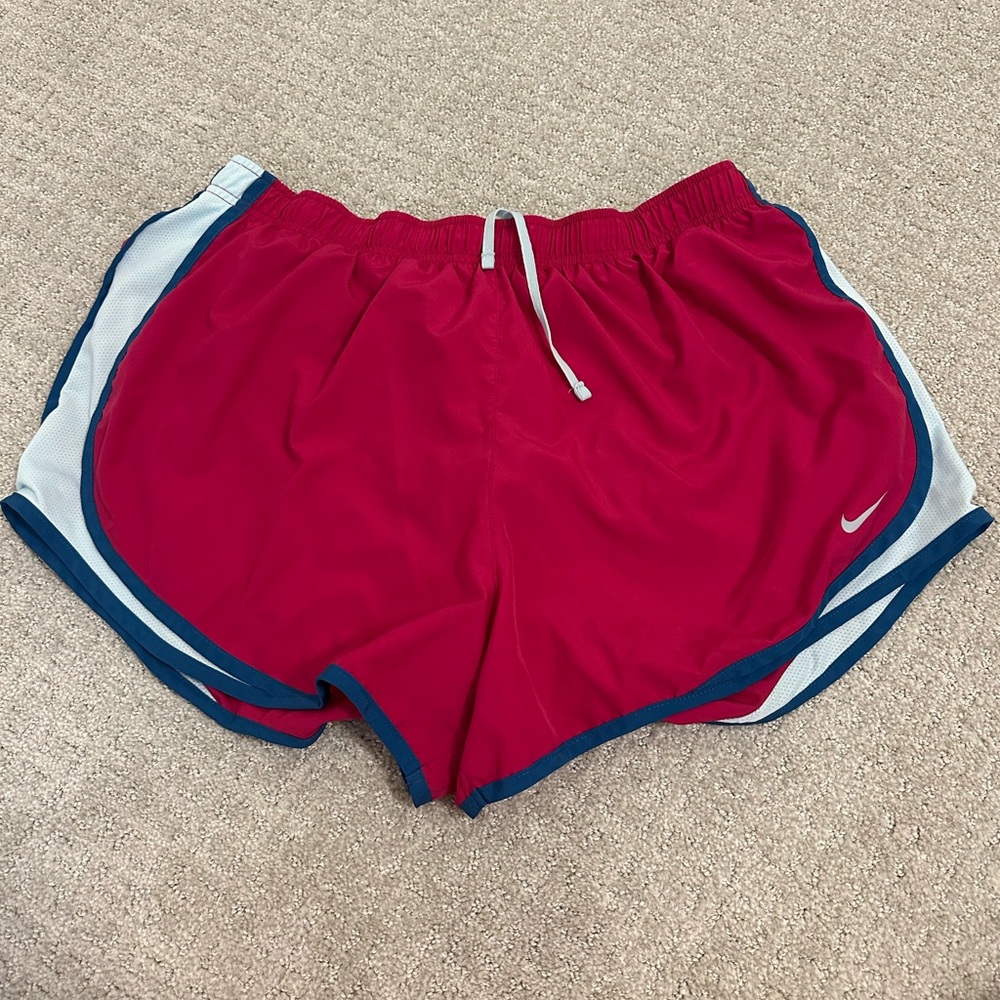 Nike Women's Pink/blue Running Shorts